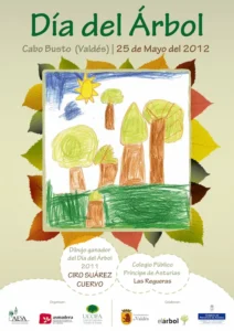 Cartel del día del árbol 2012