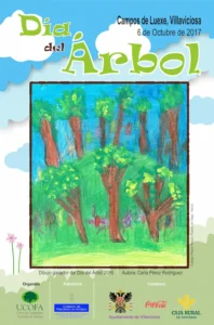 Cartel del día del árbol 2017